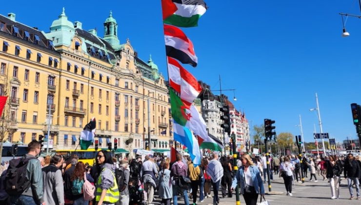 İsveç’te Eurovision protestosu