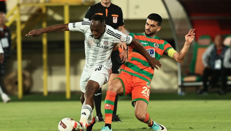 Alanyaspor deplasmanında Beşiktaş bir puana razı oldu