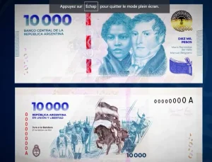 Arjantin 10 bin pesoluk banknotu piyasaya sürdü, 11 dolar ediyor