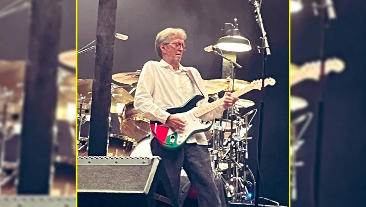 Clapton ‘Filistin gitarı’ ile çaldı