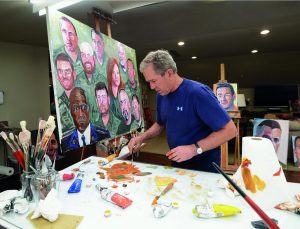Disney World, George W. Bush’un yaptığı resimleri sergileyecek