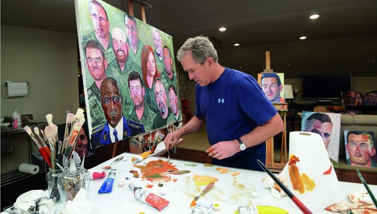 Disney World, George W. Bush’un yaptığı resimleri sergileyecek