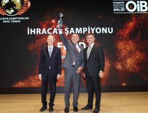 Otomotivin ihracat şampiyonları ödüllerini aldı