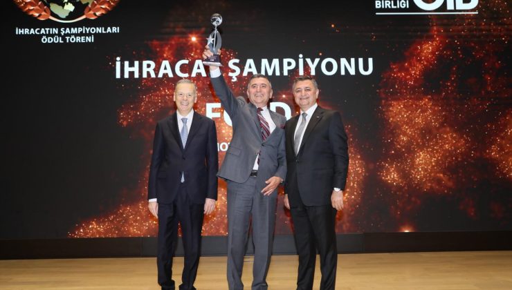 Otomotivin ihracat şampiyonları ödüllerini aldı