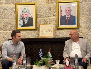 SYRIZA lideri Kasselakis’in Batı Şeria ziyareti tepki çekti