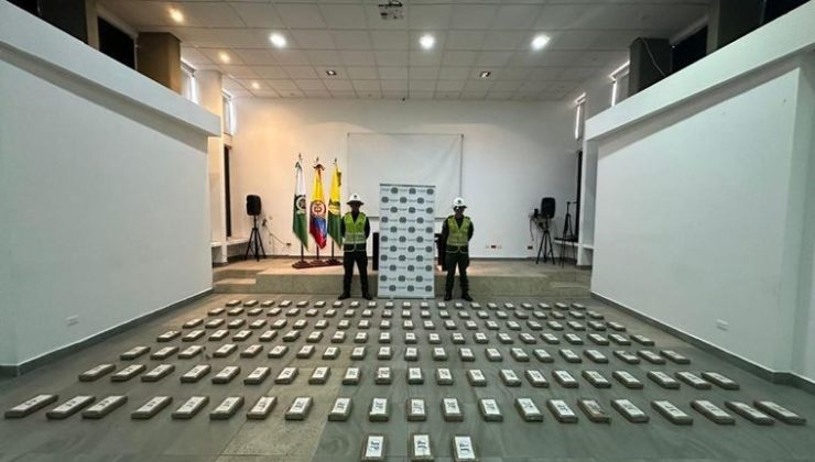 Kolombiya’da varış noktası İstanbul olan 151 kilo kokain ele geçirildi