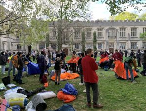 Princeton Üniversitesi’nde öğrenciler Filistin için açlık grevine başladı