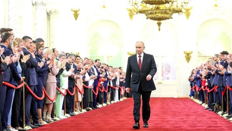 Putin yeni döneme başladı, 5’inci kez yemin etti
