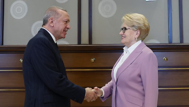 Cumhurbaşkanı Erdoğan, Akşener ile bir araya geldi