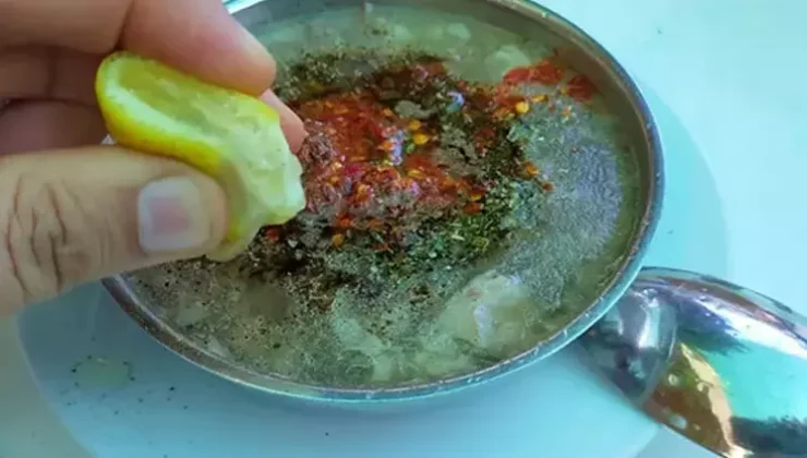 Bu çorbayı içerken 50 kere düşünün