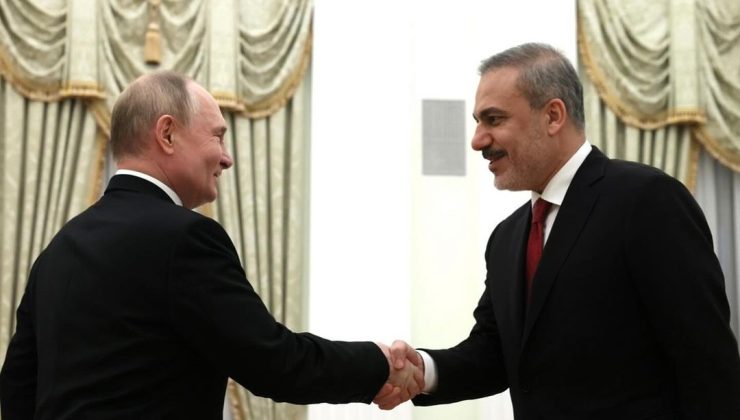 Dışişleri Bakanı Fidan, Rusya Devlet Başkanı Putin ile görüştü