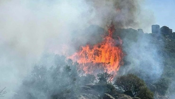 Çanakkale’de yangın paniği: Antik kente sıçradı
