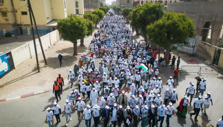 Senegal’de Filistin’e destek yürüyüşü