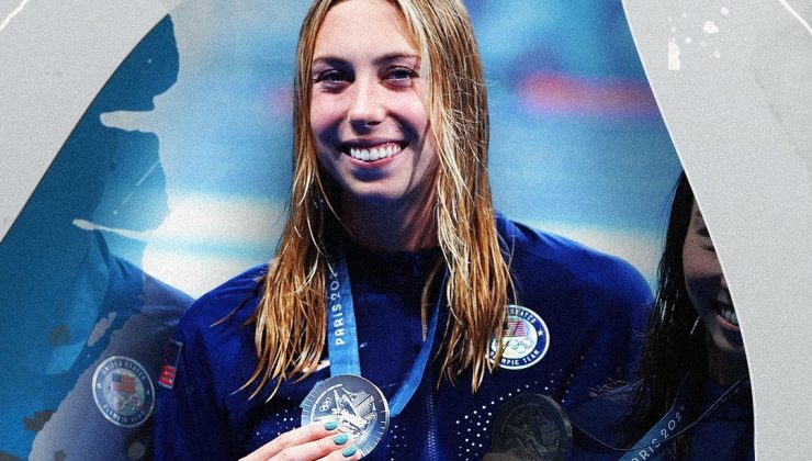 ABD’li yüzücüden ilk katılışında olimpiyat rekoru geldi