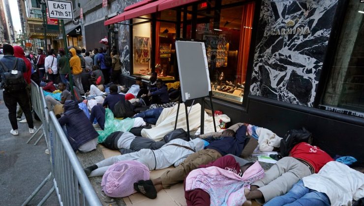 New York’taki göçmen barınaklarında yaşam mücadelesi