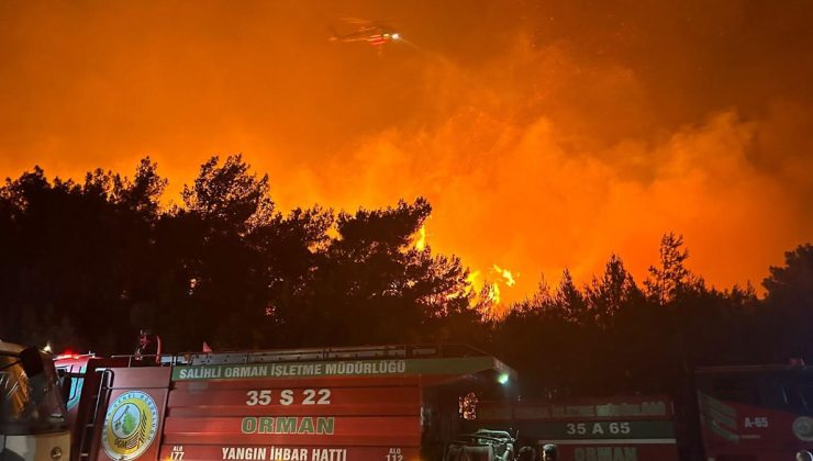 İzmir’de orman yangını: Alevlerin yaklaştığı mahalle boşaltıldı