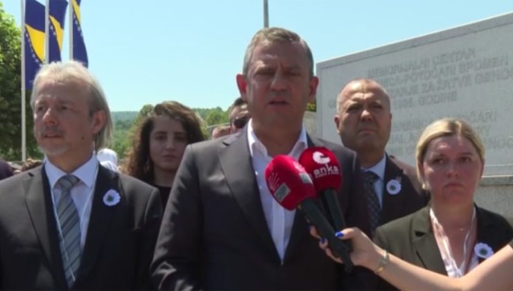 Özgür Özel: Srebrenitsa katliamını unutturmayacağız, Filistin için de susmayacağız
