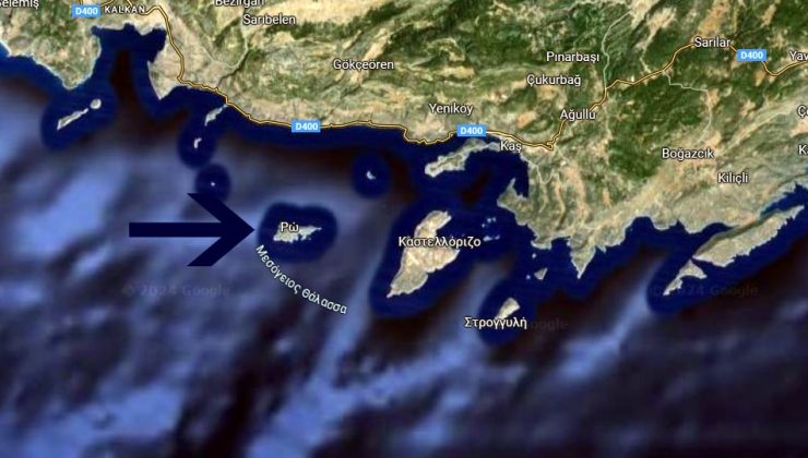 Yunanistan kayalık adaya iskele yaptı, imara açtı, sefer başlattı