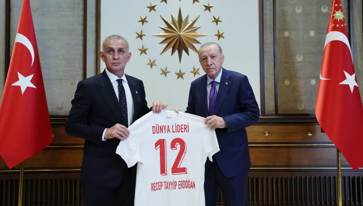 TFF’den Beştepe’ye ziyaret: ‘Dünya lideri Erdoğan’