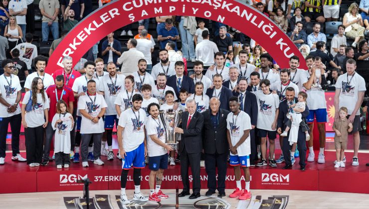 Üst üste 4. kez: Cumhurbaşkanlığı Kupası’nda şampiyon Anadolu Efes!