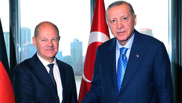 Erdoğan Scholz’la görüştü, ‘vize meselesi’nin çözümü için destek istedi