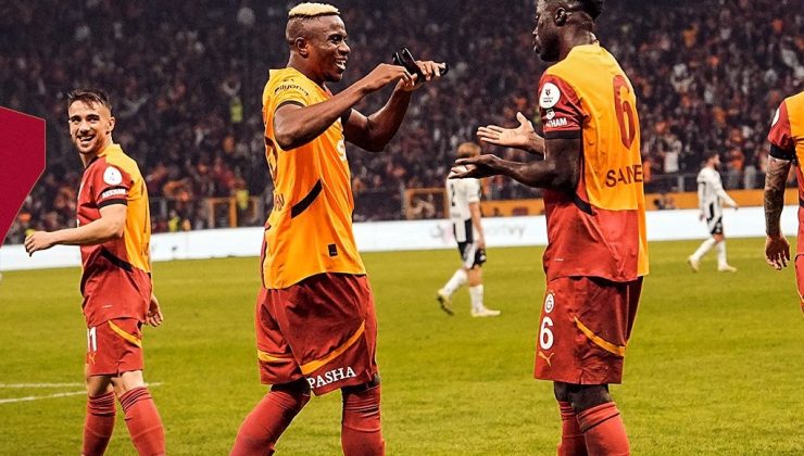 Galatasaray Beşiktaş’ı Osimhen’le yıktı