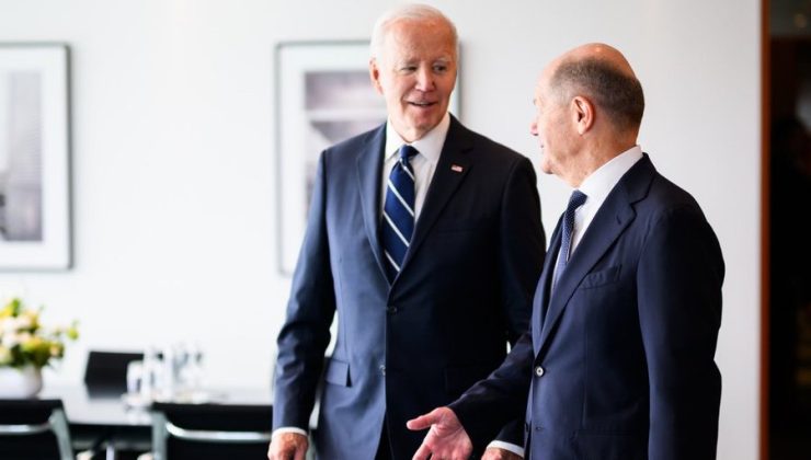 ABD Başkanı Biden’dan Almanya’ya veda ziyareti: Liyakat nişanı verildi