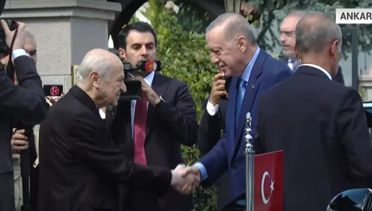 Cumhurbaşkanı Erdoğan ile Bahçeli bir araya geldi