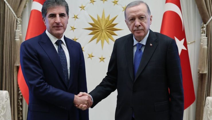 Cumhurbaşkanı Erdoğan, Barzani’yi kabul etti