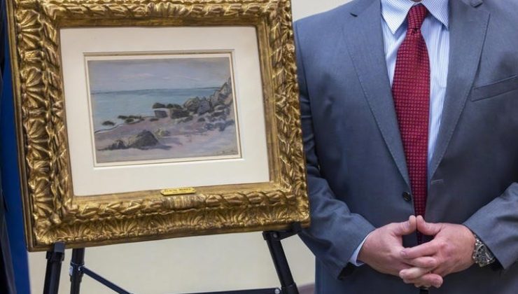 Monet’in çalınan tablosu 83 yıl sonra asıl sahiplerine iade edildi