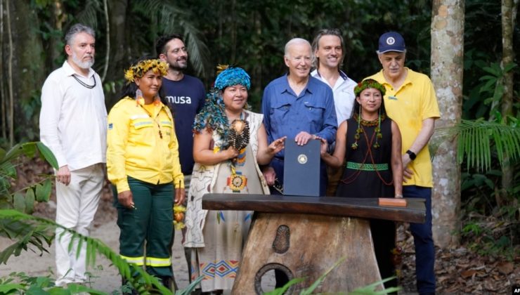 Joe Biden, Amazon ormanlarını ziyaret eden ilk ABD Başkanı oldu