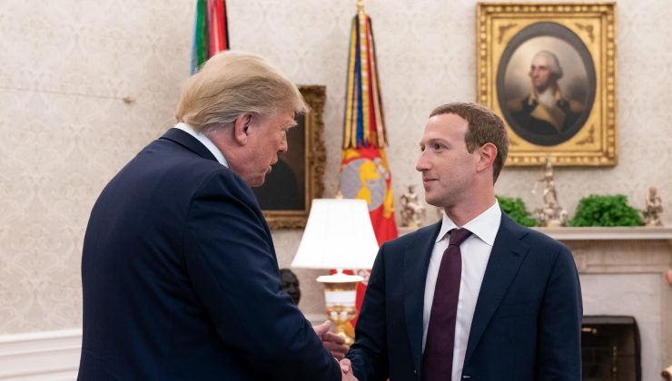 Trump ve Zuckerberg Mar-a-Lago’da buluştu