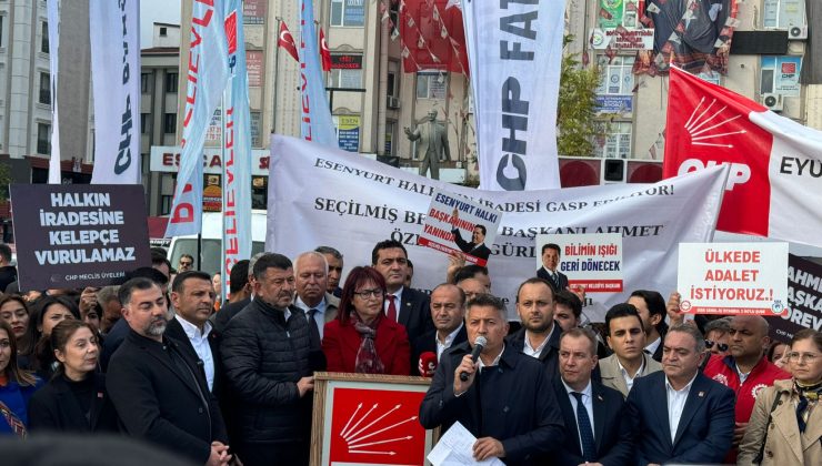 CHP, Esenyurt’taki “Demokrasi Nöbeti”ni büyütüyor