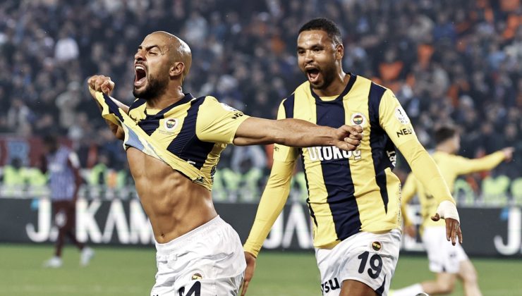 Trabzon’da Amrabat Fenerbahçe’ye hayat verdi !