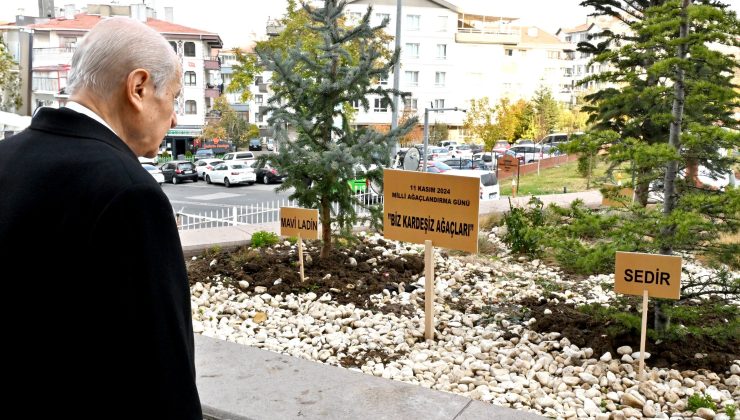 MHP’den ‘Biz Kardeşiz’ temalı ağaç dikimi