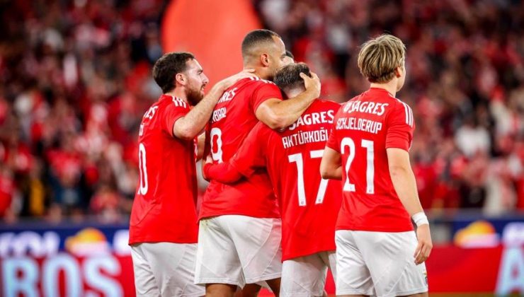 Benfica şov yaptı, Kerem yine boş geçmedi