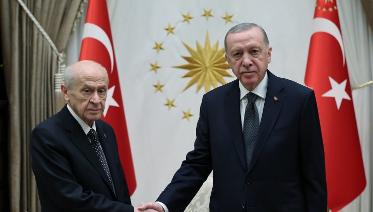 Erdoğan ile Bahçeli Beştepe’de görüştü