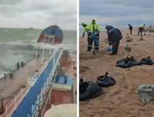 Tanker faciası Karadeniz’i siyaha boyadı