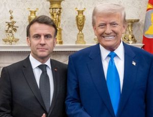 Trump Macron ile biraraya geldi: Üçüncü dünya savaşı uyarısı