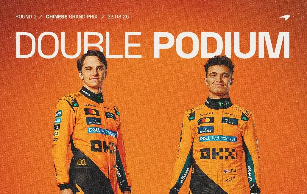 Çin Grand Prix’sinde McLaren’den duble!