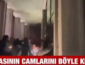 Provokatörler İBB binasına girdi