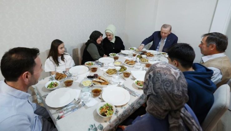 Erdoğan çiftinden iftar ziyareti