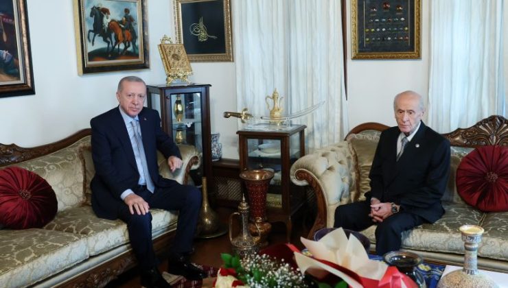 4 ay sonra yüz yüze ilk görüşme: Ankara’da Erdoğan-Bahçeli zirvesi