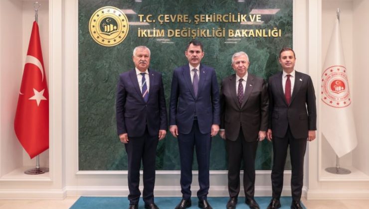 Ankara’da Bakan Kurum ile CHP’li başkanlardan sürpriz zirve